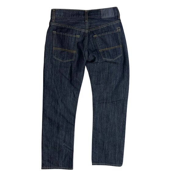 Denizen 218 Slim Straight Fit Jeans 14 Reg Dark Wash Boy's Adjustable Waist - Picture 2 of 6